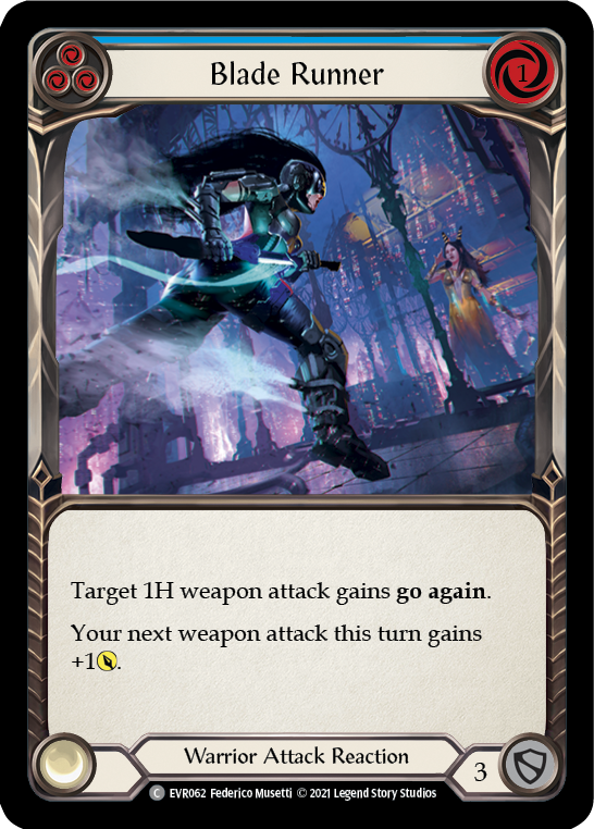 Blade Runner (Blue) [EVR062] (Everfest)  1st Edition Normal | Card Merchant Takapuna