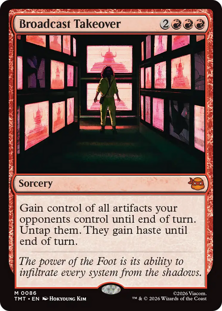Broadcast Takeover [Teenage Mutant Ninja Turtles] | Card Merchant Takapuna