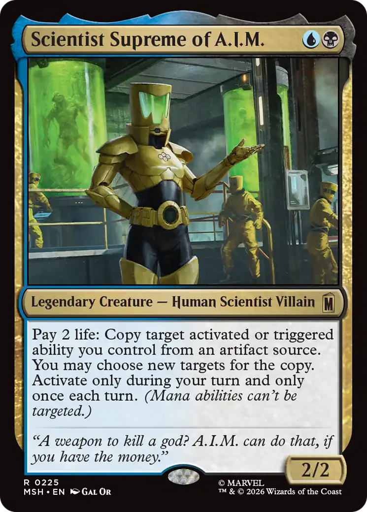 Scientist Supreme of A.I.M. [Marvel Super Heroes] | Card Merchant Takapuna