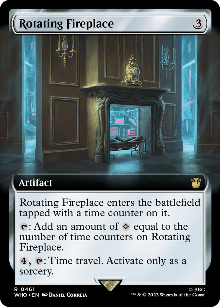Rotating Fireplace (Extended Art) [Doctor Who] | Card Merchant Takapuna