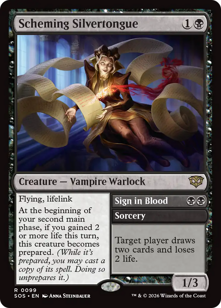 Scheming Silvertongue [Secrets of Strixhaven] | Card Merchant Takapuna