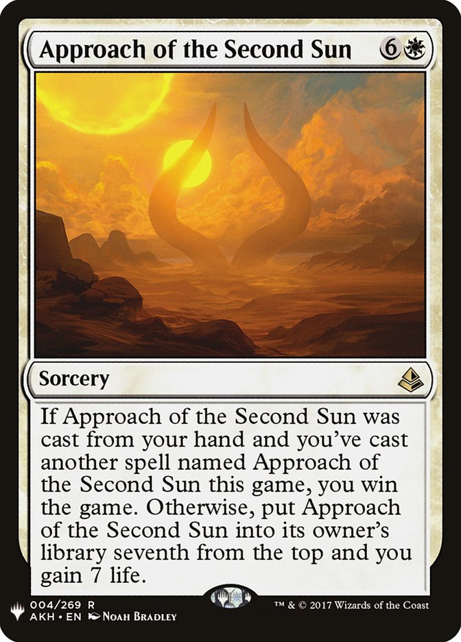 Approach of the Second Sun [Mystery Booster] | Card Merchant Takapuna