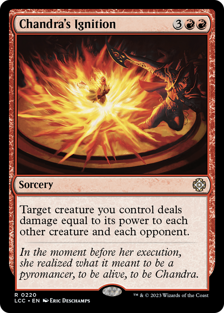 Chandra's Ignition [The Lost Caverns of Ixalan Commander] | Card Merchant Takapuna