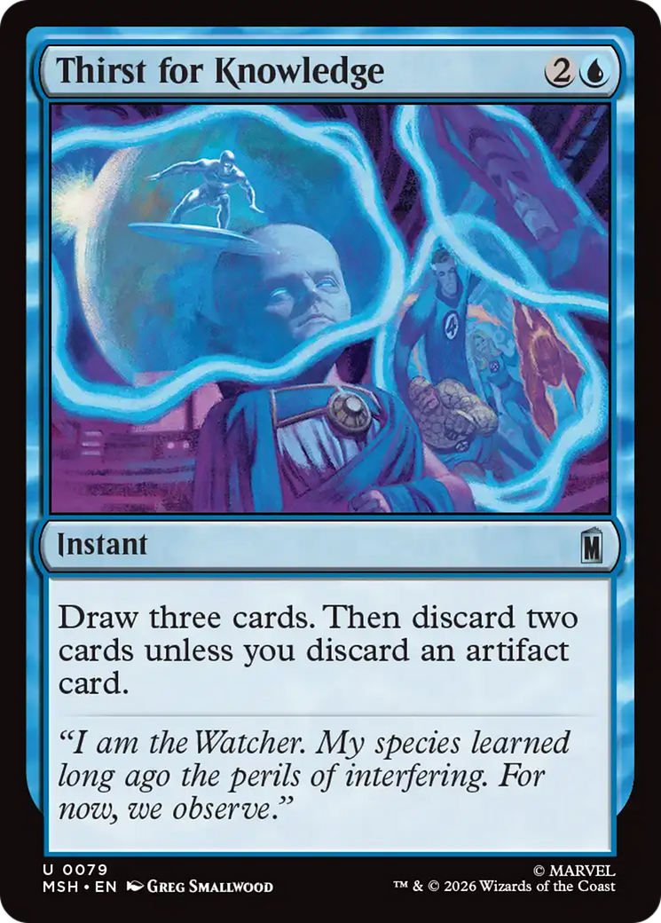 Thirst for Knowledge [Marvel Super Heroes] | Card Merchant Takapuna