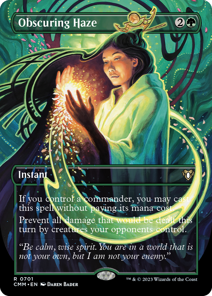 Obscuring Haze (Borderless Alternate Art) [Commander Masters] | Card Merchant Takapuna
