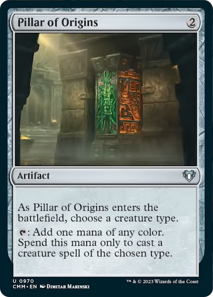 Pillar of Origins [Commander Masters] | Card Merchant Takapuna
