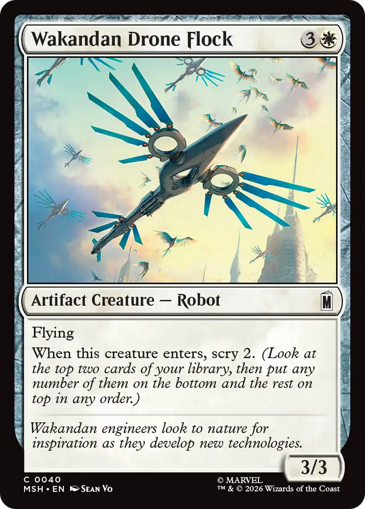 Wakandan Drone Flock [Marvel Super Heroes] | Card Merchant Takapuna