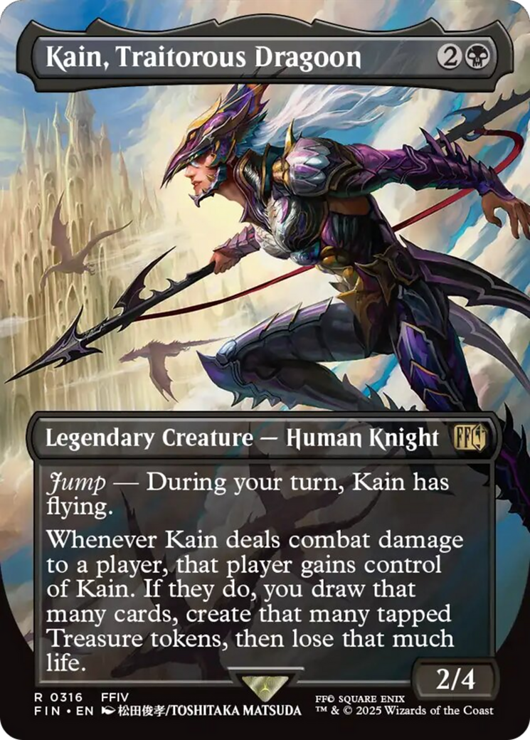 Kain, Traitorous Dragoon (Borderless) [FINAL FANTASY] | Card Merchant Takapuna