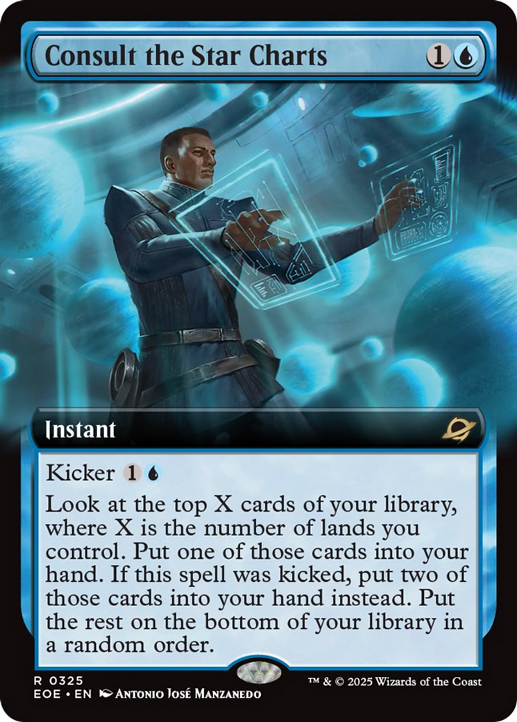 Consult the Star Charts (Extended Art) [Edge of Eternities] | Card Merchant Takapuna