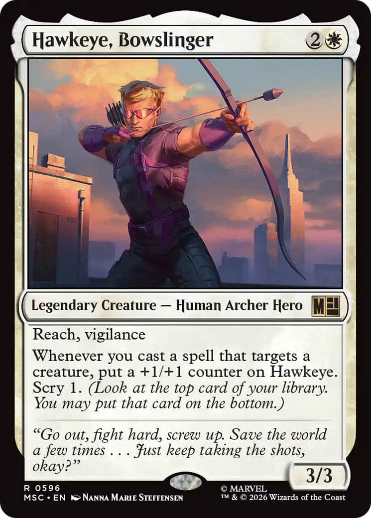 Hawkeye, Bowslinger [Marvel Super Heroes Commander] | Card Merchant Takapuna