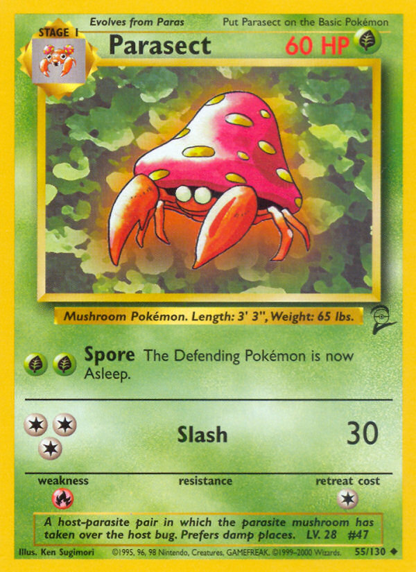 Parasect (55/130) [Base Set 2] | Card Merchant Takapuna