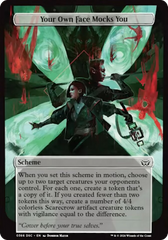 Your Own Face Mocks You (Full Art) [Duskmourn: Archenemy] | Card Merchant Takapuna