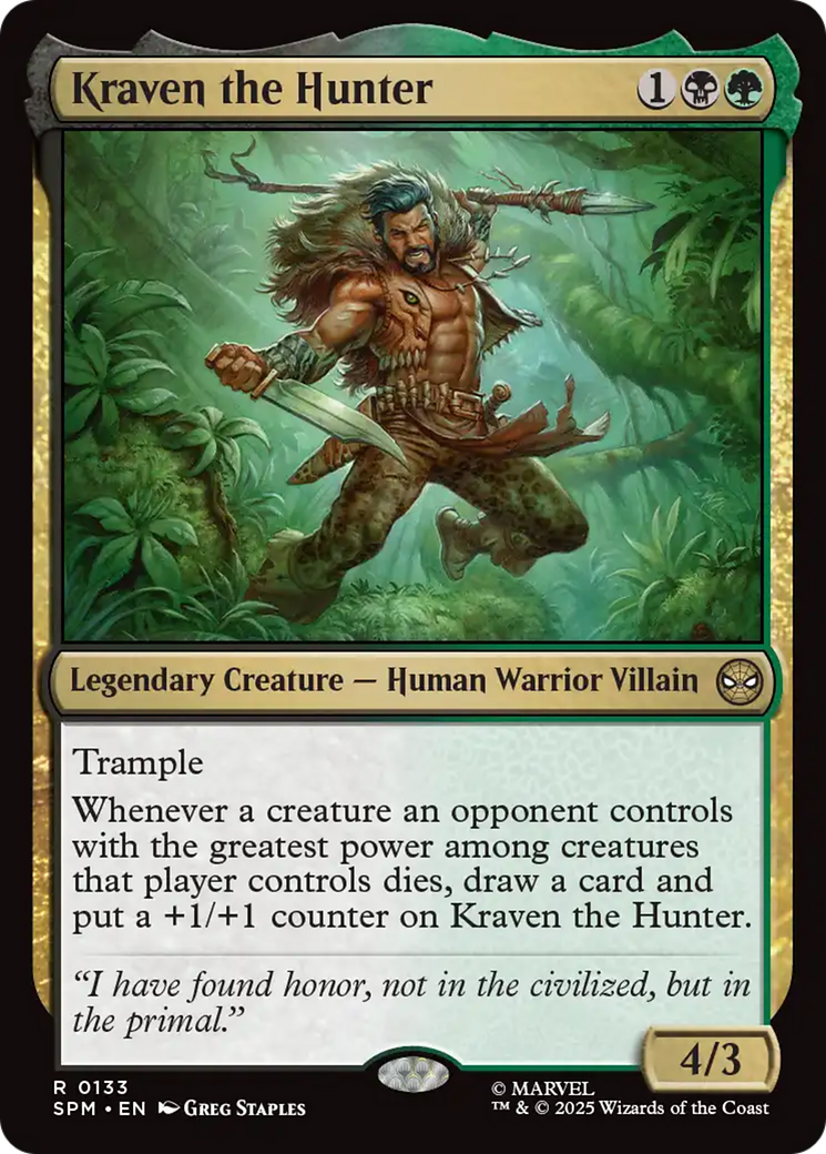 Kraven the Hunter [Marvel's Spider-Man] | Card Merchant Takapuna