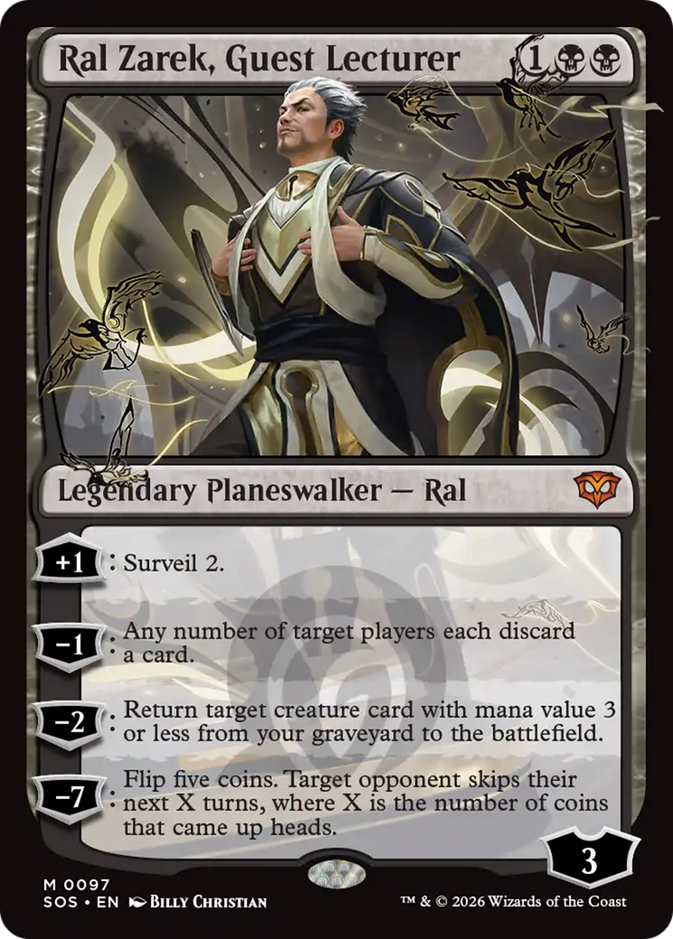Ral Zarek, Guest Lecturer [Secrets of Strixhaven] | Card Merchant Takapuna