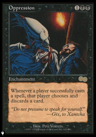 Oppression [The List] | Card Merchant Takapuna