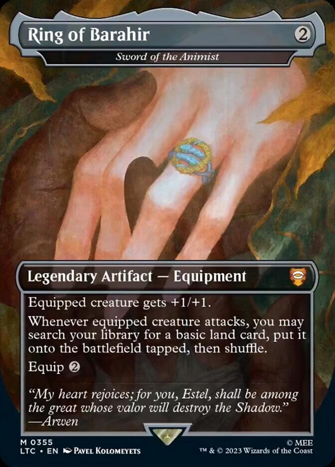 Ring of Barahir - Sword of the Animist [The Lord of the Rings: Tales of Middle-Earth Commander] | Card Merchant Takapuna