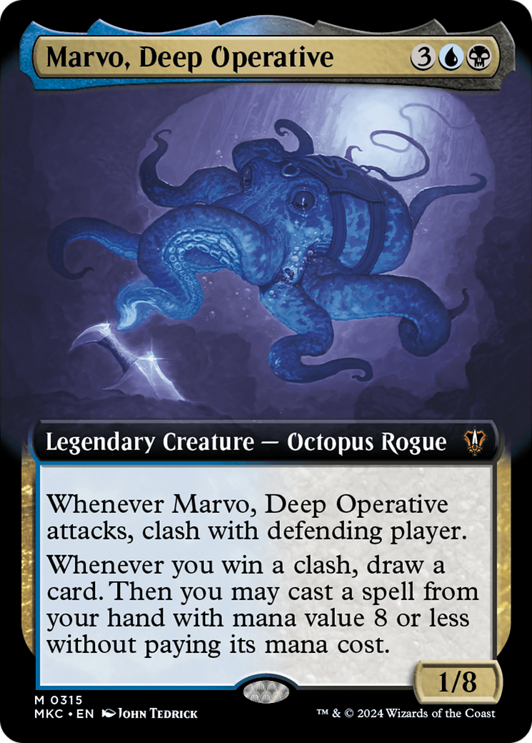 Marvo, Deep Operative (Extended Art) [Murders at Karlov Manor Commander] | Card Merchant Takapuna
