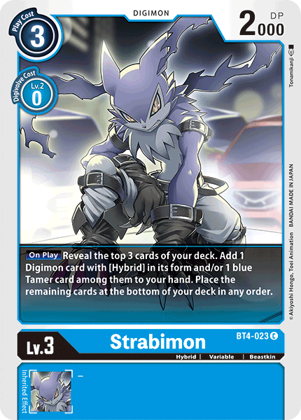 Strabimon [BT4-023] [Great Legend] | Card Merchant Takapuna