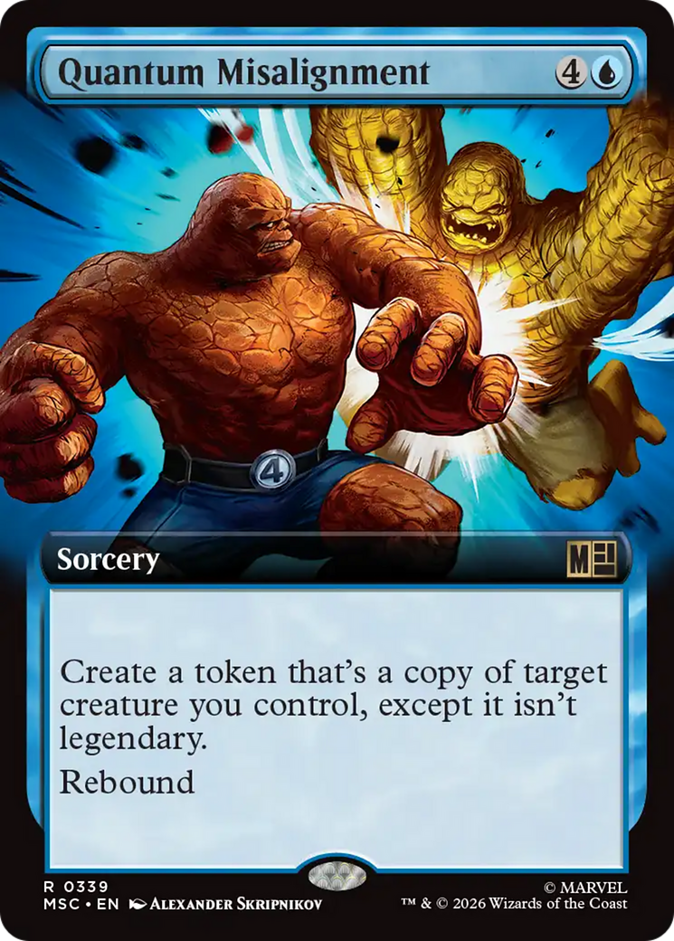Quantum Misalignment (Extended Art) [Marvel Super Heroes Commander] | Card Merchant Takapuna