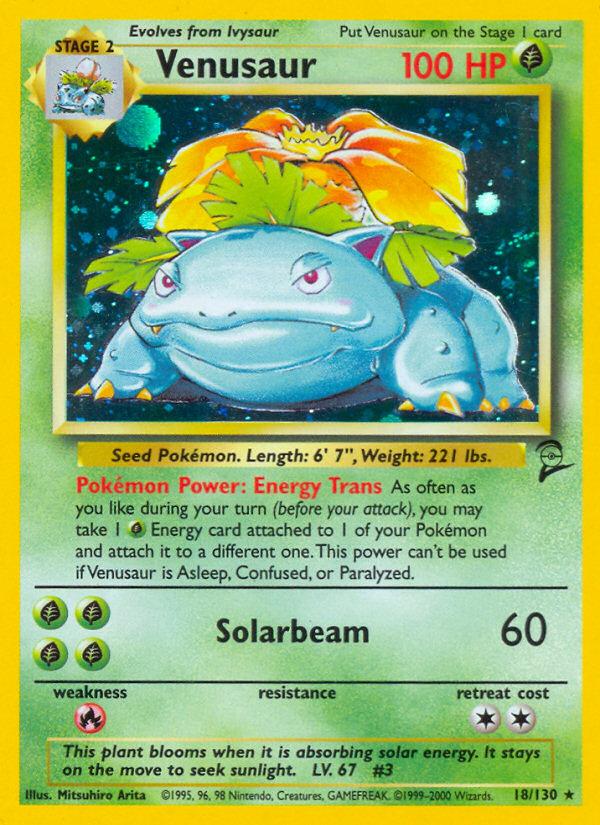 Venusaur (18/130) [Base Set 2] | Card Merchant Takapuna