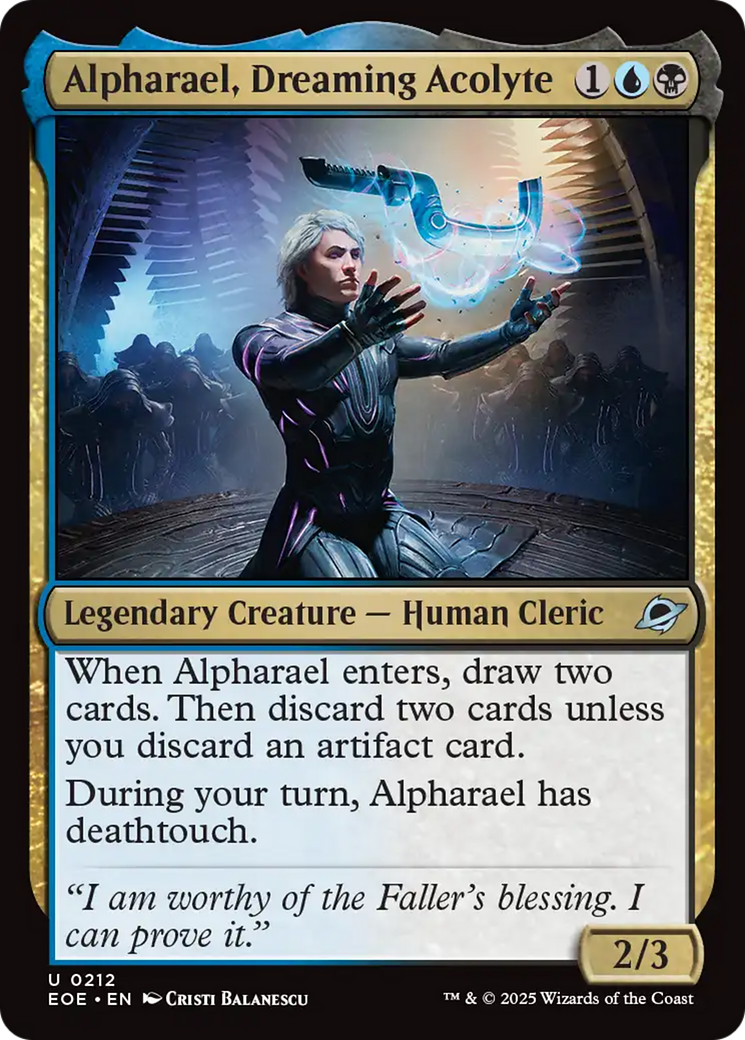 Alpharael, Dreaming Acolyte [Edge of Eternities] | Card Merchant Takapuna