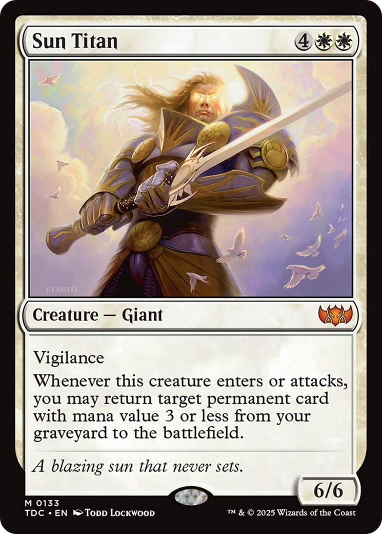 Sun Titan [Tarkir: Dragonstorm Commander] | Card Merchant Takapuna