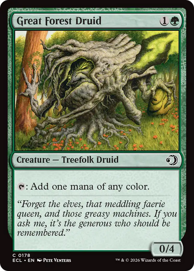 Great Forest Druid [Lorwyn Eclipsed] | Card Merchant Takapuna