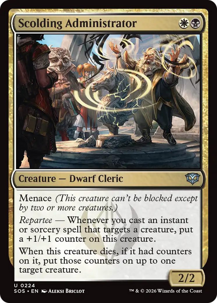 Scolding Administrator [Secrets of Strixhaven] | Card Merchant Takapuna