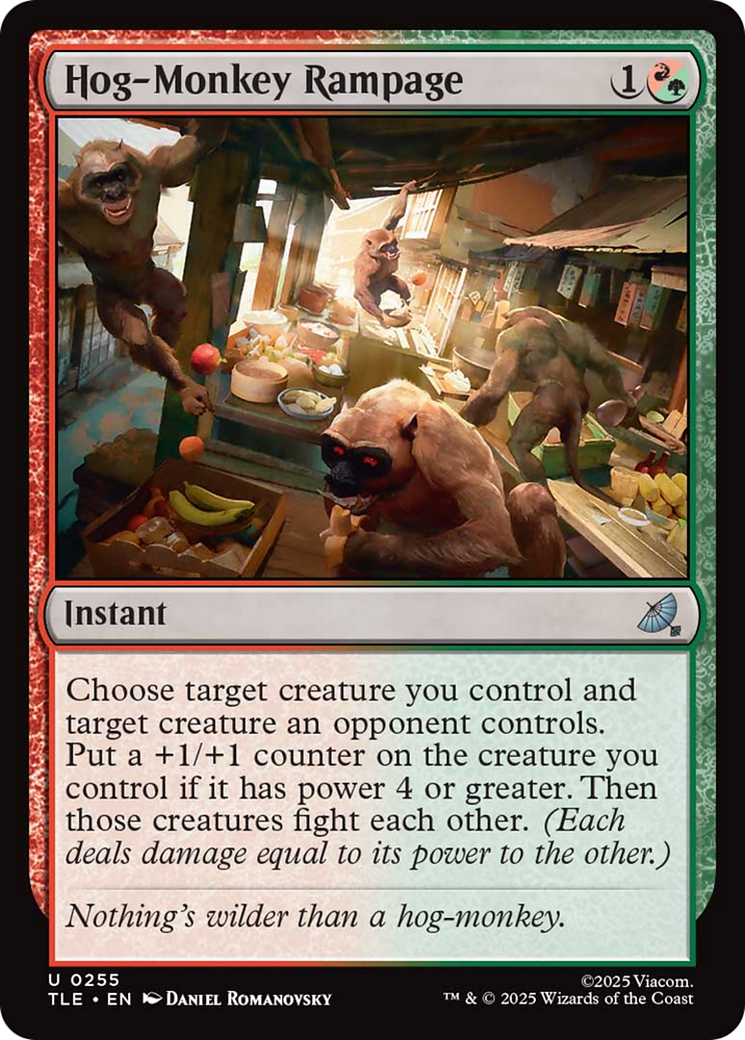 Hog-Monkey Rampage [Avatar: The Last Airbender: Eternal-Legal] | Card Merchant Takapuna