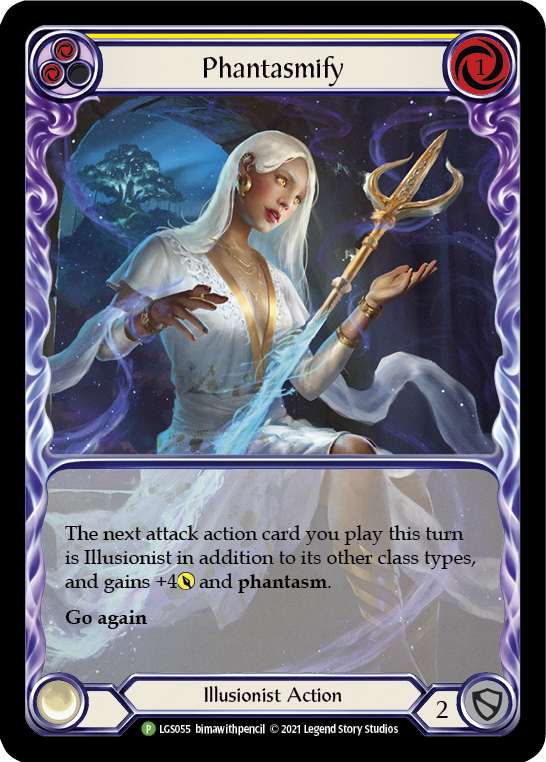 Phantasmify (Yellow) [LGS055] (Promo)  Rainbow Foil | Card Merchant Takapuna