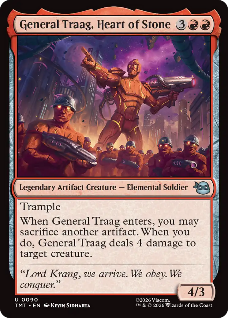 General Traag, Heart of Stone [Teenage Mutant Ninja Turtles] | Card Merchant Takapuna