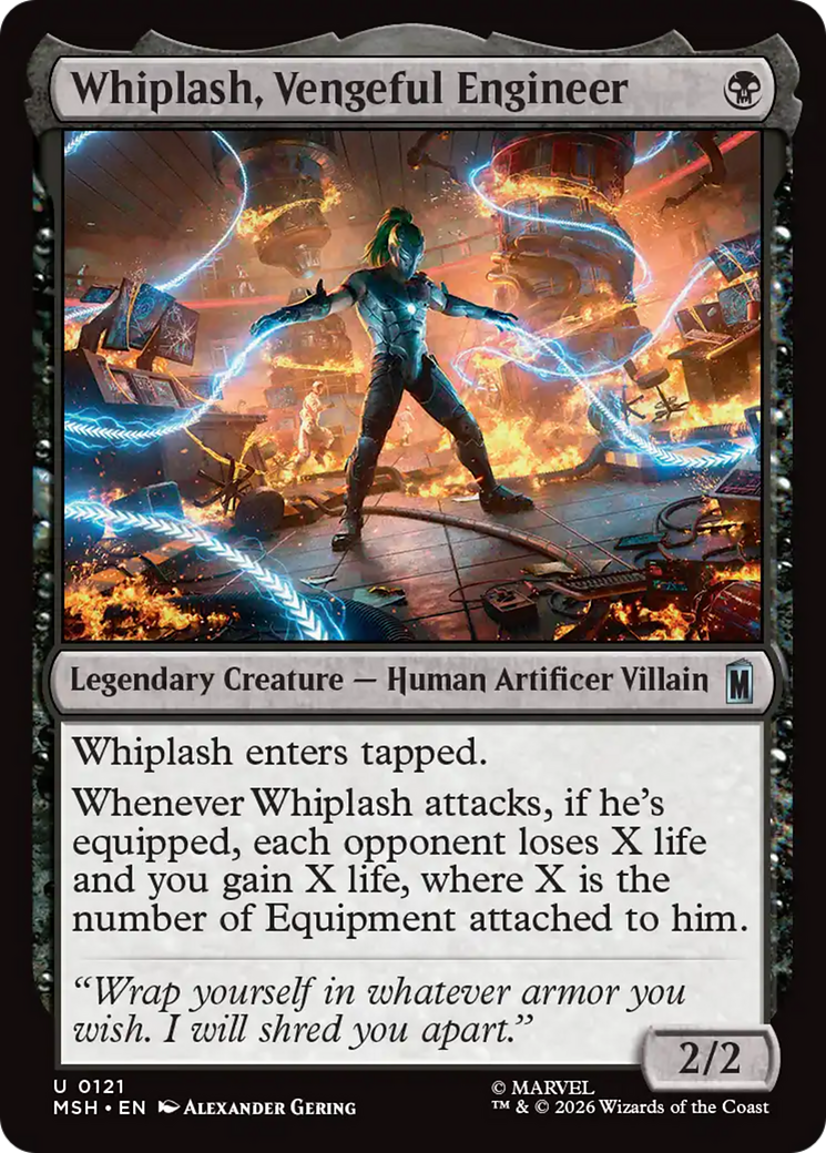 Whiplash, Vengeful Engineer [Marvel Super Heroes] | Card Merchant Takapuna