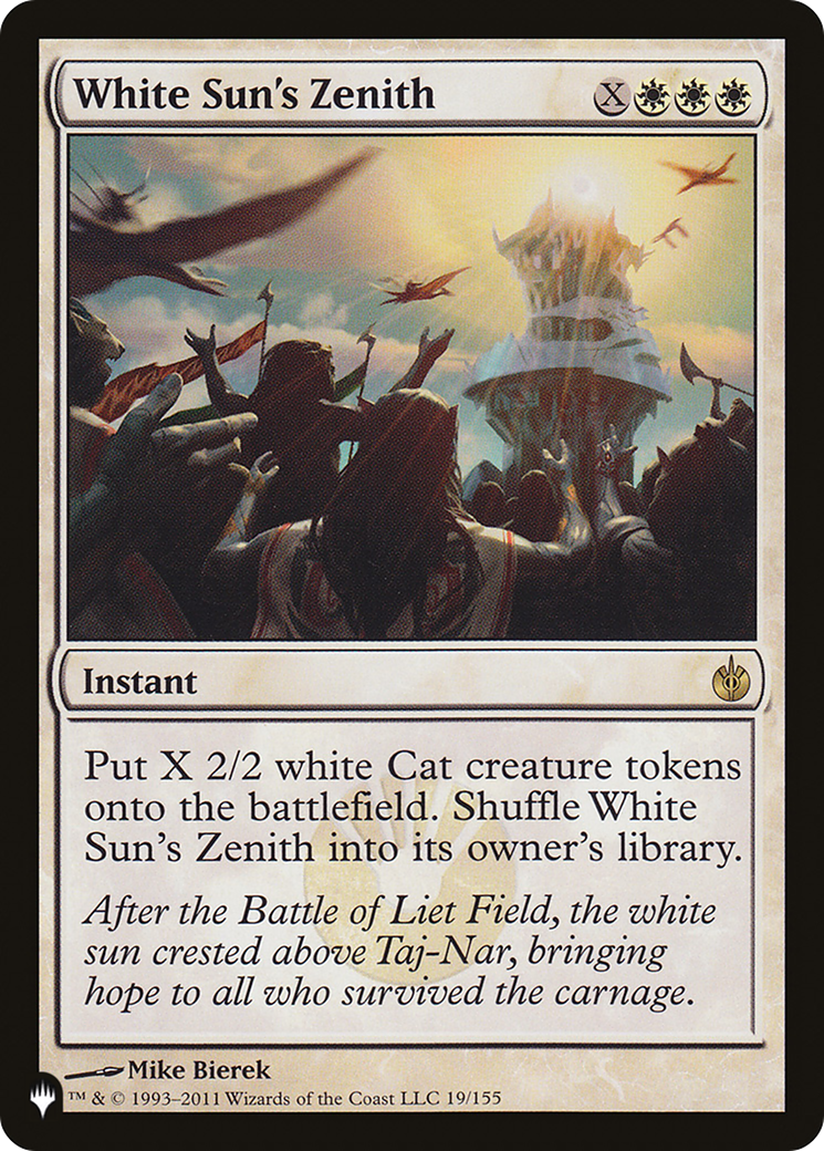 White Sun's Zenith [The List] | Card Merchant Takapuna