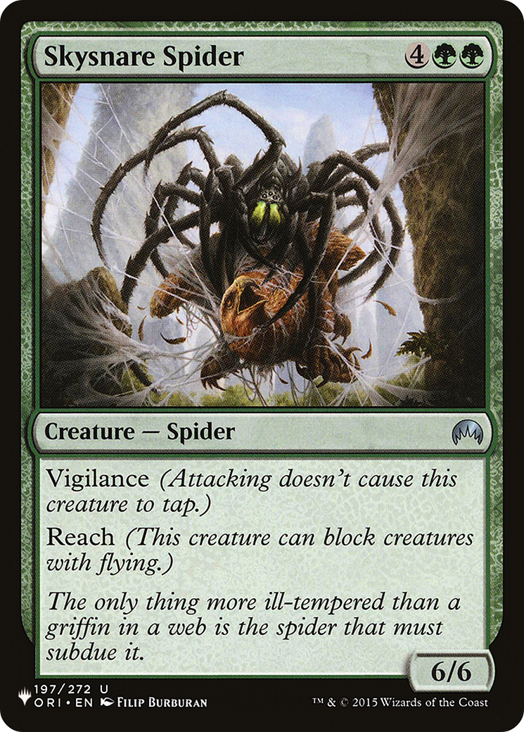 Skysnare Spider [The List] | Card Merchant Takapuna