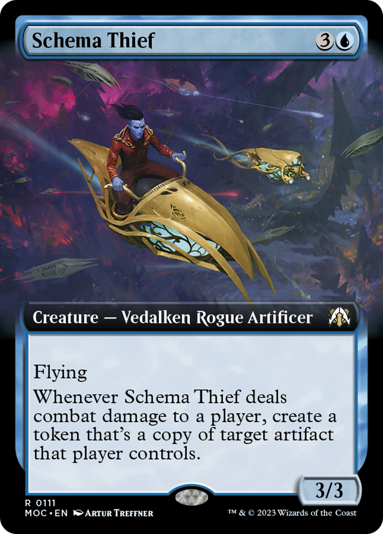 Schema Thief (Extended Art) [March of the Machine Commander] | Card Merchant Takapuna