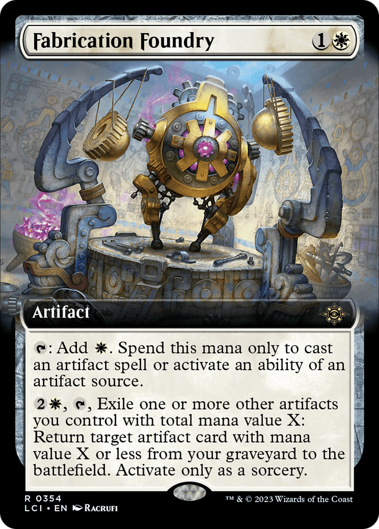 Fabrication Foundry (Extended Art) [The Lost Caverns of Ixalan] | Card Merchant Takapuna