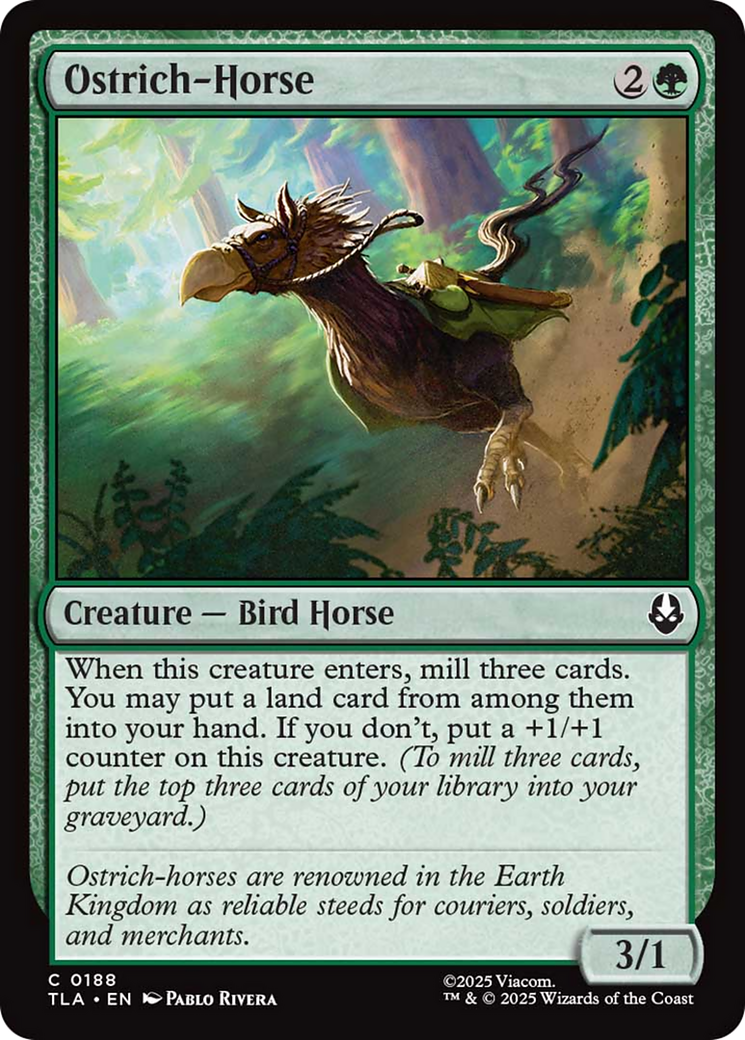 Ostrich-Horse [Avatar: The Last Airbender] | Card Merchant Takapuna
