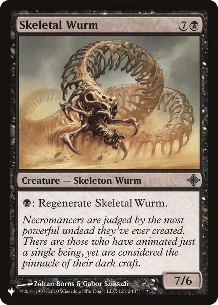 Skeletal Wurm [The List] | Card Merchant Takapuna