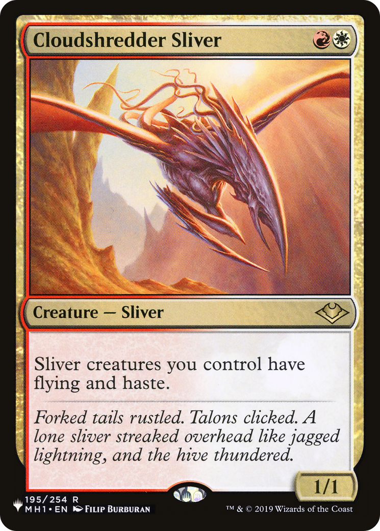 Cloudshredder Sliver (MH1) [The List] | Card Merchant Takapuna