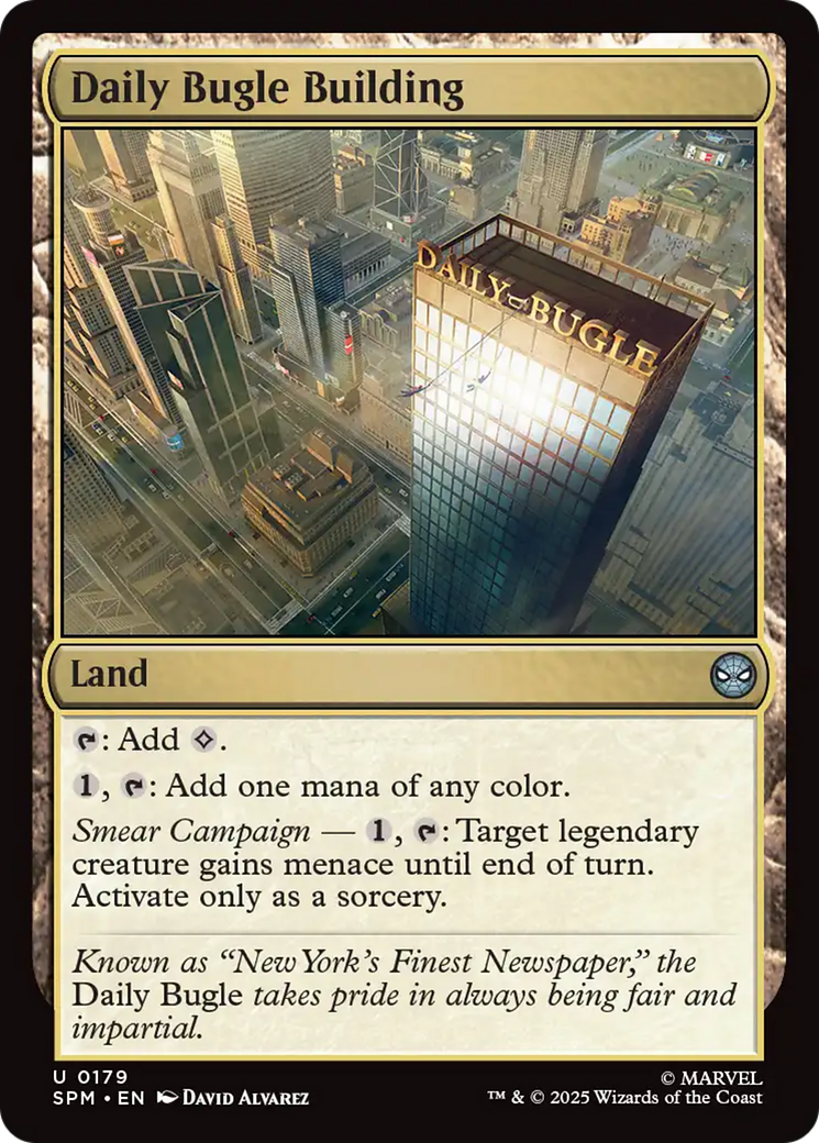 Daily Bugle Building [Marvel's Spider-Man] | Card Merchant Takapuna