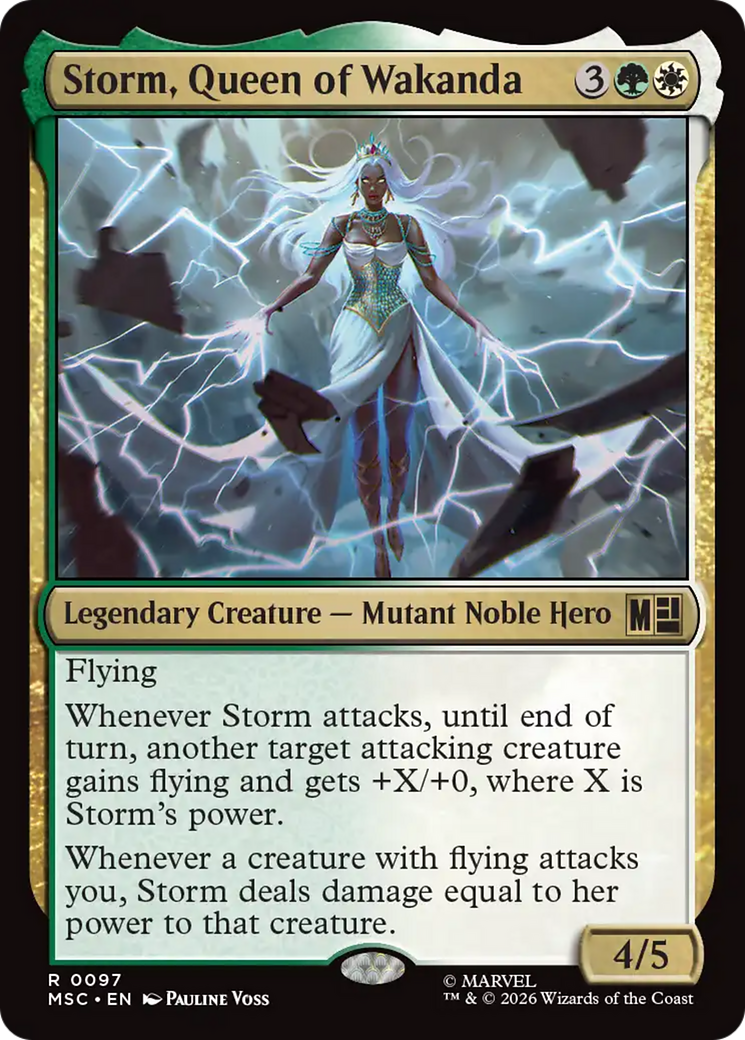 Storm, Queen of Wakanda [Marvel Super Heroes Commander] | Card Merchant Takapuna
