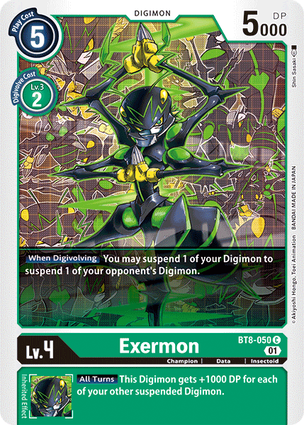 Exermon [BT8-050] [New Awakening] | Card Merchant Takapuna