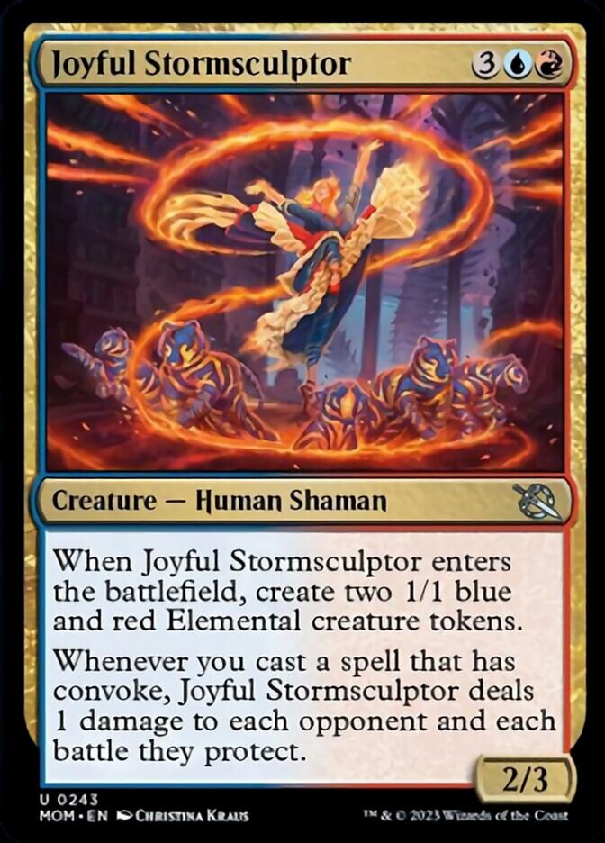 Joyful Stormsculptor [March of the Machine] | Card Merchant Takapuna