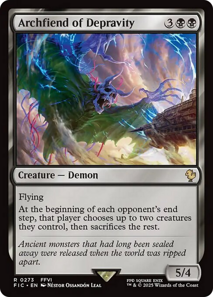 Archfiend of Depravity [FINAL FANTASY Commander] | Card Merchant Takapuna
