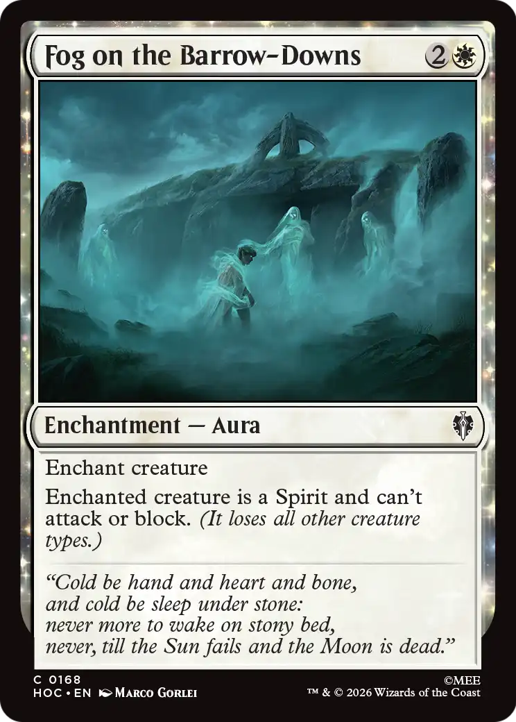Fog on the Barrow-Downs [The Hobbit: Eternal-Legal] | Card Merchant Takapuna