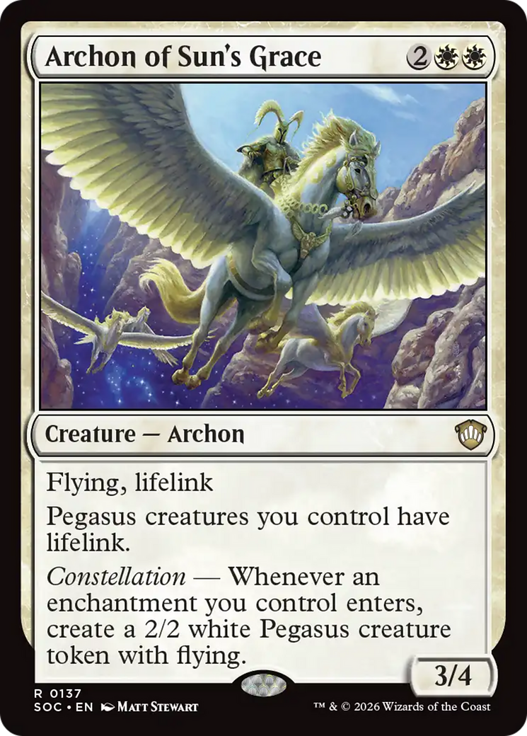 Archon of Sun's Grace [Secrets of Strixhaven Commander] | Card Merchant Takapuna
