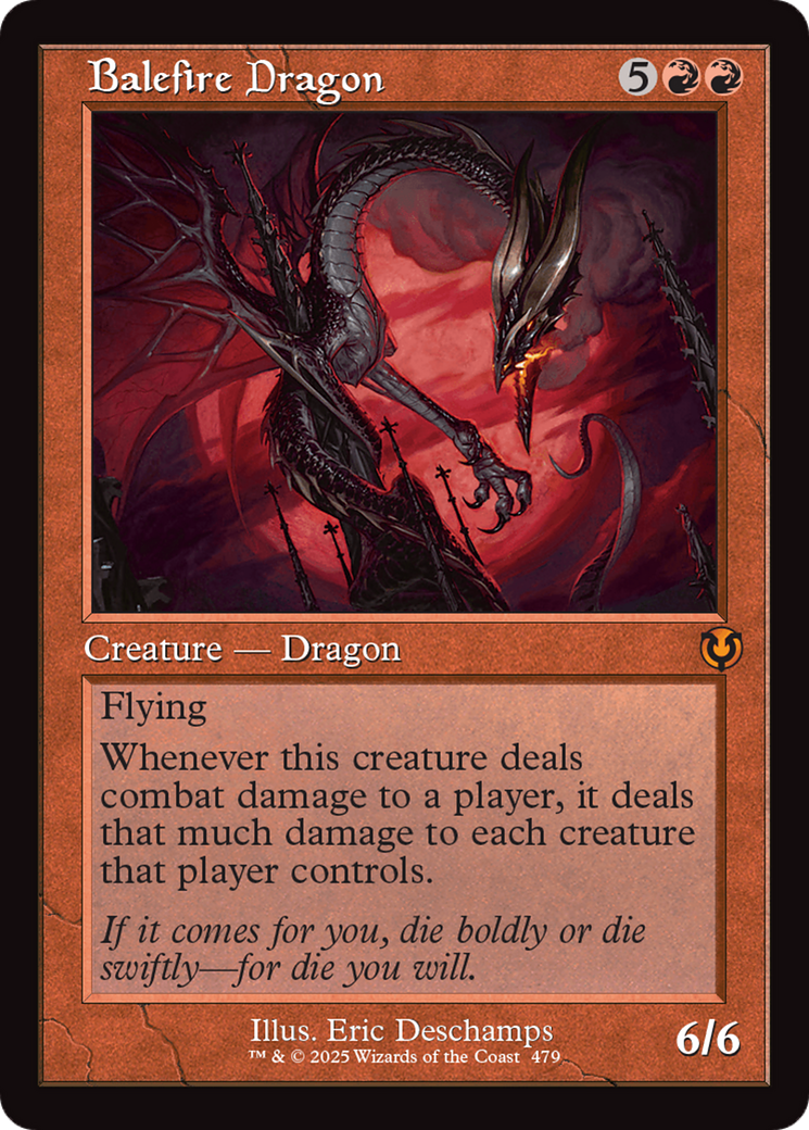 Balefire Dragon (Retro Frame) [Innistrad Remastered] | Card Merchant Takapuna