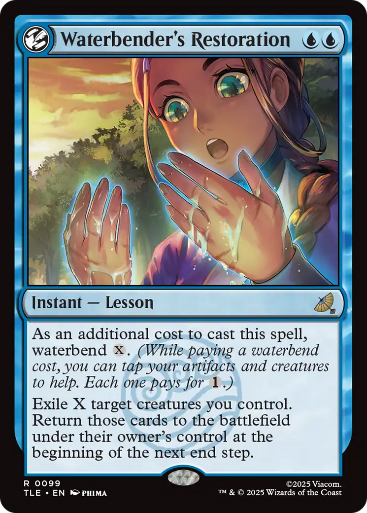 Waterbender's Restoration [Avatar: The Last Airbender: Eternal-Legal] | Card Merchant Takapuna