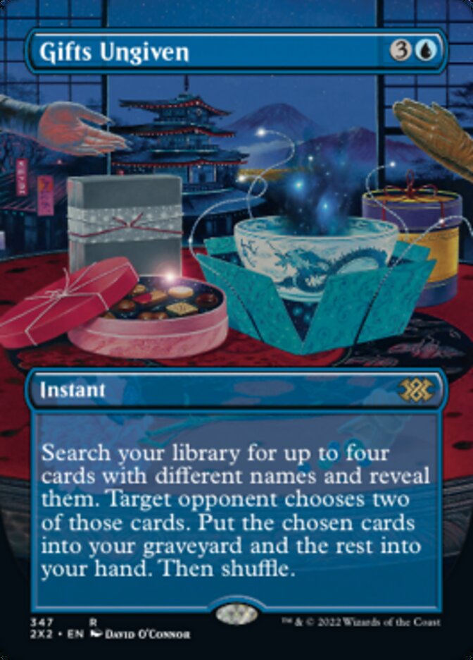 Gifts Ungiven (Borderless Alternate Art) [Double Masters 2022] | Card Merchant Takapuna