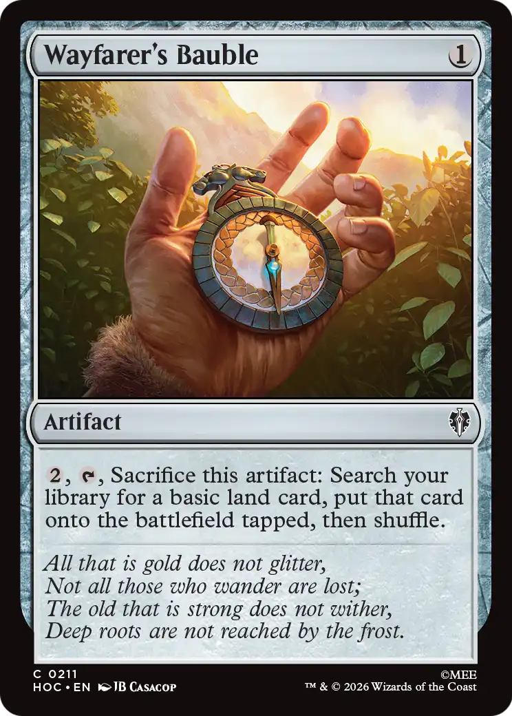 Wayfarer's Bauble [The Hobbit: Eternal-Legal] | Card Merchant Takapuna